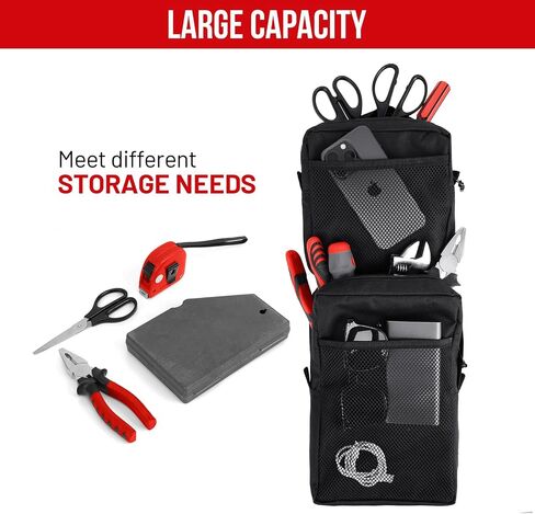 ATV Fender Bags Detachable ATV Saddle Bags Waterproof Gear Bags Motorcycle Rear Tank Saddlebags Compatible with Yamaha, Honda, Bombardier, CFMOTO in Saudi Arabia