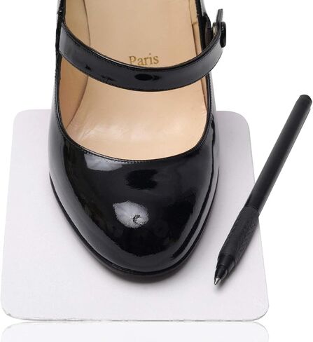 Sole Savior- (3 PAIR!) Compatible Louboutin Sole Protector for Christian Louboutin Shoes, Red Bottom Protectors for Luxury Shoes- Christian Louboutin Sole Protector- 3M, Clear and Large, 6 x 4.5in. in Saudi Arabia