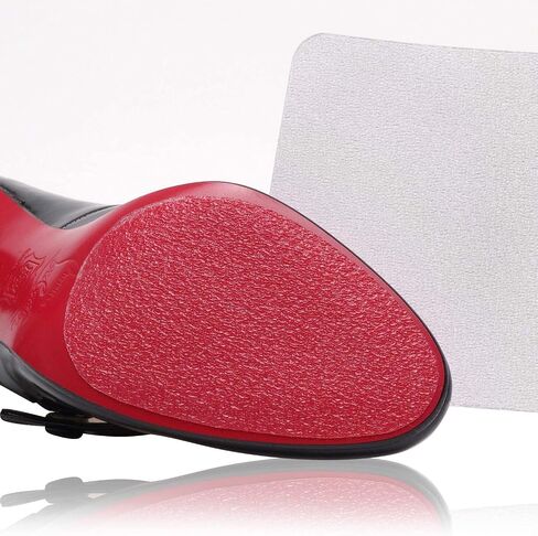 Sole Savior- (3 PAIR!) Compatible Louboutin Sole Protector for Christian Louboutin Shoes, Red Bottom Protectors for Luxury Shoes- Christian Louboutin Sole Protector- 3M, Clear and Large, 6 x 4.5in. in Saudi Arabia