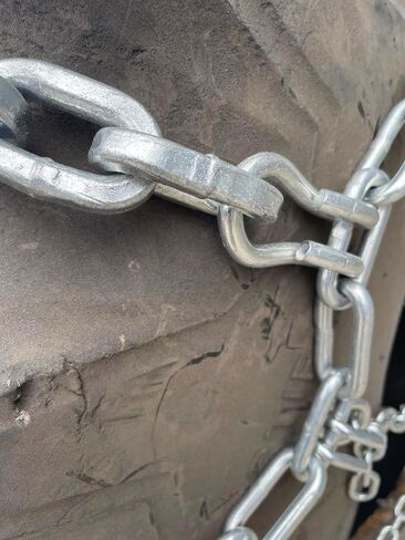 TireChain.com 600/65R25 600/65 25 سلاسل إطارات سلم جرار 11 ملم مجموعة من 2 in Saudi Arabia