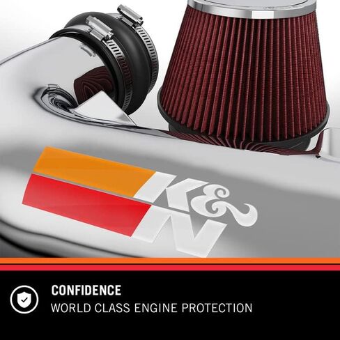 مجموعة مدخل الهواء البارد K&N: أداء عالي، زيادة قوة الحصان: متوافق مع 2022HONDA Civic؛ 69-1510TC in Kuwait
