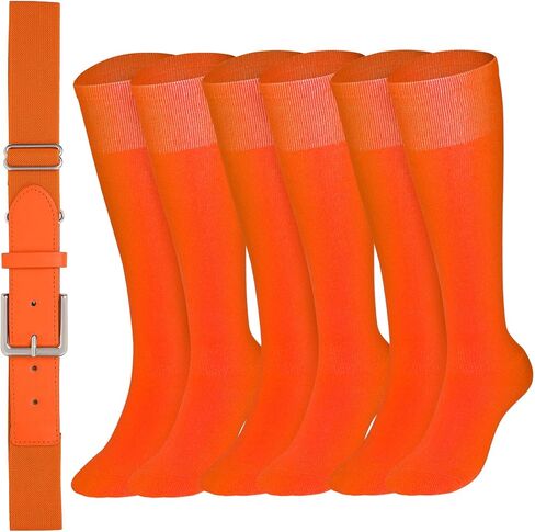 XZQTIVE Baseball Belt and Socks Combo Set 3 Football Baseball Socks with Elastic Softball Belt for Youth Adult in Saudi Arabia