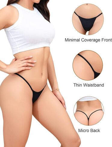 ETAOLINE G-string Thong للنساء سلس ثونغ لا تظهر سراويل داخلية منخفضة الارتفاع بيكيني القاع in Saudi Arabia
