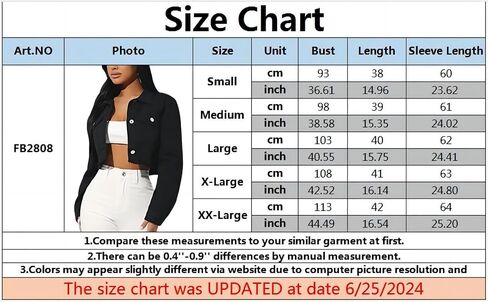 FairBeauty Women's Washed Distressed Denim Jacket Long Sleeve Ripped Button Up Cropped Jean Jacket in Saudi Arabia