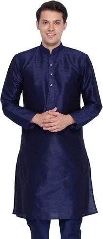Elina fashion Men's Tunic Banglori Silk Kurta Pajama Set Indian Traditional Wear in Saudi Arabia