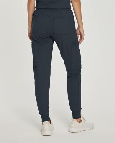 Urbane Impulse Slim Fit Ultra Stretch 8-Pkt Jogger Scrub Pants for Women 9211LKA Graphite in Saudi Arabia