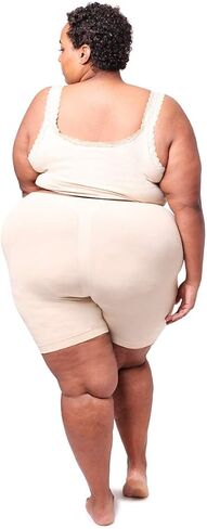 جميع النساء بالإضافة إلى حجم المضادة للغضب قصيرة الساق تحت اللباس زلة السراويل سراويل داخلية بويشورت - زوج واحد in Kuwait