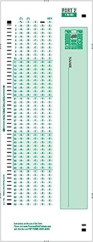PDP 881, 881 E Compatible Testing Forms 1 sheet w/2 test (500/pkg) in Kuwait