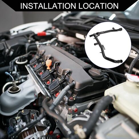 No.06A121065AK Radiator Coolant Water Pipe for Volkswagen Beetle 1.8L 1999-2005 / Inner Coolant Water Tube Hose/Durable Metal / 1 Pcs Black in Saudi Arabia