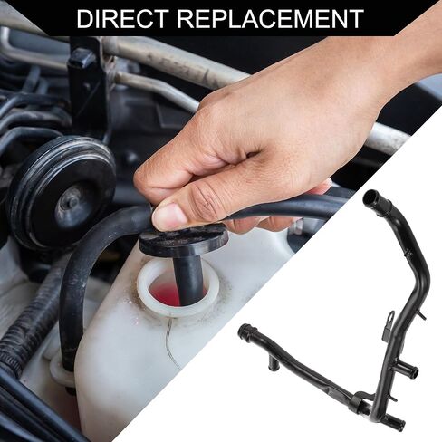 No.06A121065AK Radiator Coolant Water Pipe for Volkswagen Beetle 1.8L 1999-2005 / Inner Coolant Water Tube Hose/Durable Metal / 1 Pcs Black in Saudi Arabia