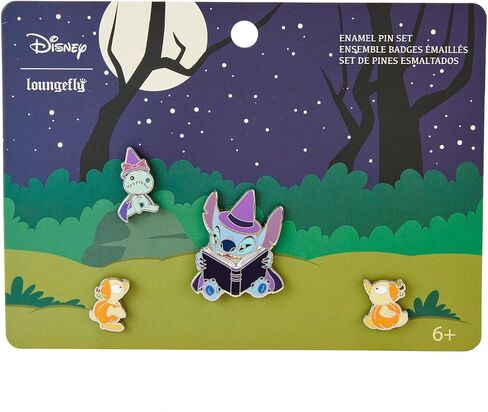 Loungefly Stitch Spooky Stories Halloween 4pc Pin Set in Saudi Arabia