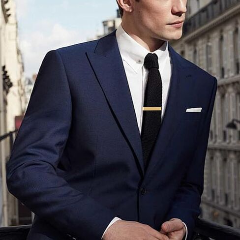 4 قطع مشابك ربطات عنق للرجال مقاس 1.9 بوصة من الفولاذ المقاوم للصدأ مجموعة مشابك ربطات عنق للذكرى السنوية للزفاف وعيد الحب وحفلات الكريسماس وهدية يومية للأب والزوج والأخ in Kuwait