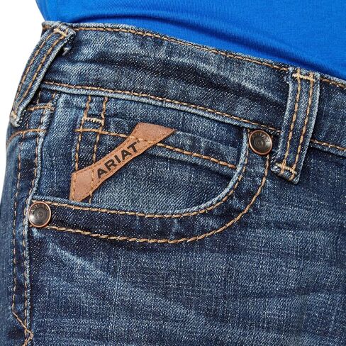 Ariat Boys' B4 Relaxed Dennis Boot Cut Jean in Saudi Arabia