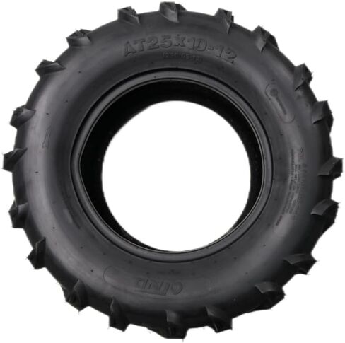 ATV Tires 25x10-12 6PR, 25x10x12 6PR All-Terrain Tires Set of 2, 25 10 12 Atv Tires Puncture And Abrasion Resistant, Optimum Grip Pattern for Enhanced Off-Road, Handling for Off-Road in Saudi Arabia
