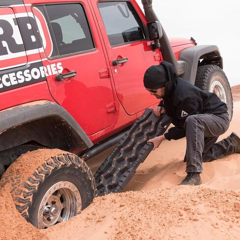 ARB TREDPROBB لوحات استعادة المركبات، مسارات الجر وجهاز الاستخراج للطين على الطرق الوعرة، والرمل، والثلج، والأسود مع أسنان سوداء in Kuwait