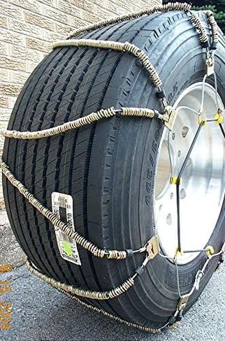 TireChain.com سلاسل إطارات الكابلات ذات القطر الواحد الفائق 445/50-22.5 in Saudi Arabia
