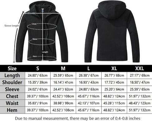 GIMECEN Women's Soft Polar Fleece Jacket Full Zip Hoodies Long Sleeve Sweatshirts Casual Hooded Outerwear in Saudi Arabia