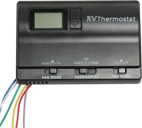 83303862 ترموستات رقمي RV، ترموستات جداري للحرارة/البرودة T-Stat متوافق مع كولمان ماخ 8330-336 337 338 339 368 386 مكيف هواء، ترموستات غير قابل للاستبدال، أسود in Saudi Arabia