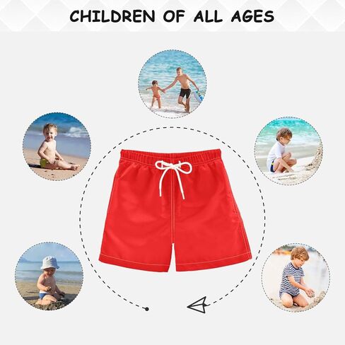 Boys Swim Trunks Toddler Swim Shorts Little Boy Swimwear Kids Bathing Suit Swimsuit with Pockets in Kuwait