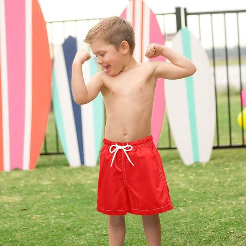 Boys Swim Trunks Toddler Swim Shorts Little Boy Swimwear Kids Bathing Suit Swimsuit with Pockets in Kuwait