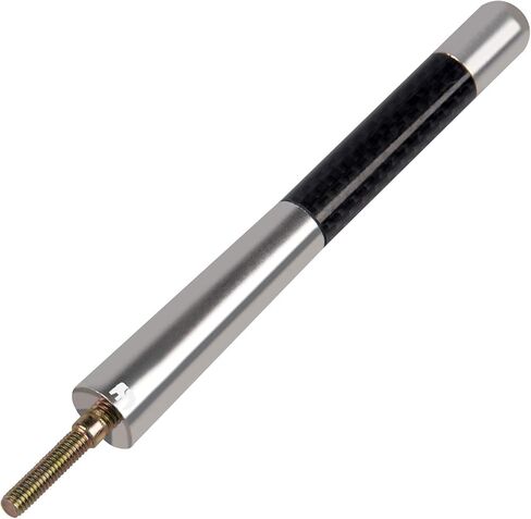 Short Antenna, Compatible with Harley Davidson Motorcycles All Models (1998-2024) - Will fit Any Harley Davidson Street Glide, Road Glide, Road King or Electra Glide (Silver) in Kuwait