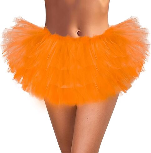 Tutu for Women Adults - 5 Layer Tutu Skirts, Tutus for Women Girls, Halloween Tutu Adult, 80s Tulle Skirt Costume in Saudi Arabia