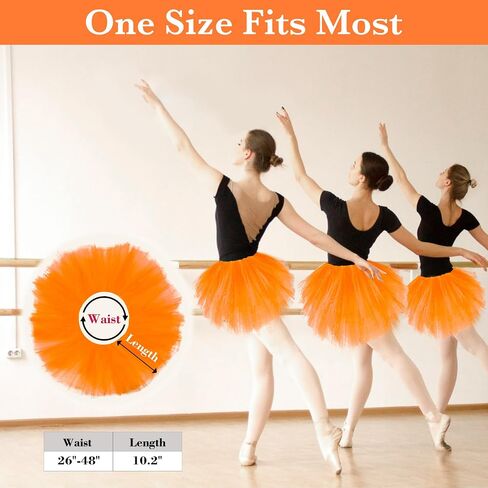 Tutu for Women Adults - 5 Layer Tutu Skirts, Tutus for Women Girls, Halloween Tutu Adult, 80s Tulle Skirt Costume in Saudi Arabia