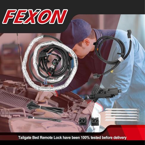 طقم تجميع قفل عن بعد للسرير الخلفي من FEXON للشاحنات المتوافقة مع سرير قاعدة العجلات الطويلة Toyota Tacoma 2019-Up يحل محل PK3B6-35JL0 PK3B635JL0 in Kuwait