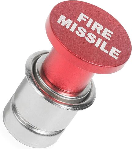 Car Cigarette Lighter,Car Lighter,Car Accessories Fire Missile Cigarette Lighter Plug,Eject Button Cigarette Lighter,12V Anodized Aluminum Cigarette Lighter for Most Car Truck (Eject) in Saudi Arabia