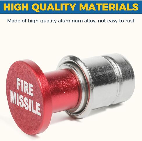 Car Cigarette Lighter,Car Lighter,Car Accessories Fire Missile Cigarette Lighter Plug,Eject Button Cigarette Lighter,12V Anodized Aluminum Cigarette Lighter for Most Car Truck (Eject) in Saudi Arabia