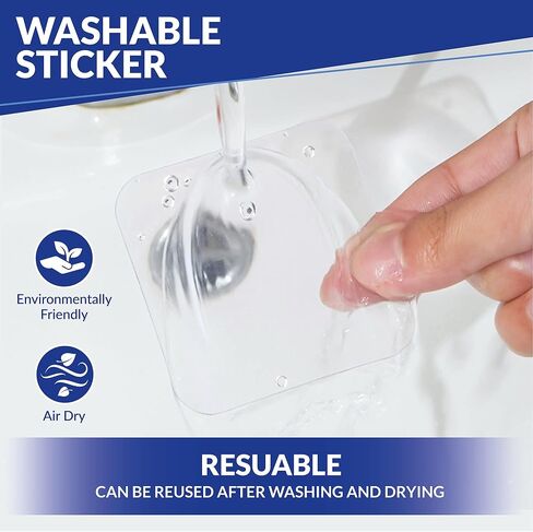 Nano Tape Sticker 20 pieces – Square 1.5" x 1.5" Gel Tape Nano Tape Adhesive Double Sided Tape Stickies, Multipurpose Removable Washable Adhesive Transparent Sticker for Carpet, Photo Frame in Kuwait