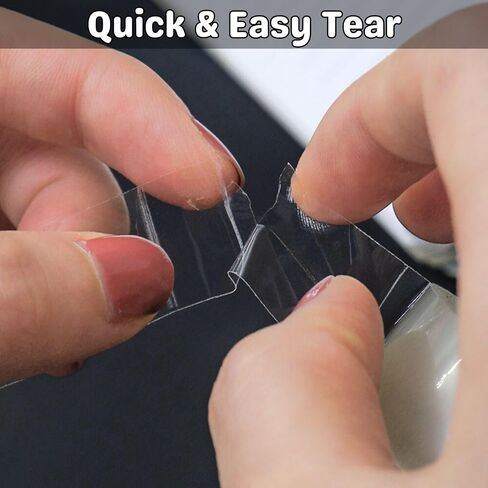 16 Rolls Easy Tear Transparent Tape Refills - Gift Wrapping Tape for Dispensers - Crystal Clear, Effortless Tear, Strong Adhesion - Invisible Tape 3/4 in x 1000 in for Office, School, Home in Saudi Arabia