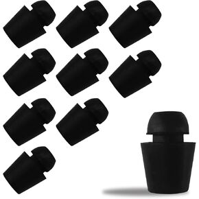 10PCS Car Door Bumper Stopper Absorber, Front/Rear Car Door Protector Edge Guards, Universal Rubber Auto Door Dampers Buffer Pads, Door Side Protection Car Accessories(Black)