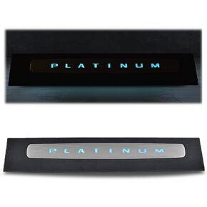 LED Door Sill Plate Set Compatible with Ford F250 F350 F450 F550 Super Duty Crew Cab Only 2017-2022 HC3Z-2613208-AA HC3Z-2613209-AA