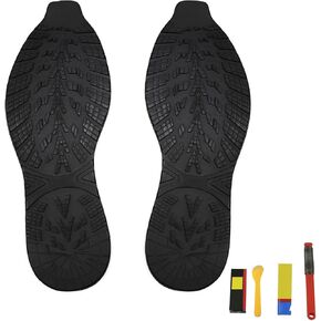 Shoe Sole Repair Kit Set, Non-Slip Rubber Soling Shoe Bottom Sole Replacement Kit Tools for Men Women