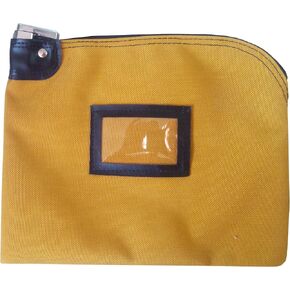 Locking Bank Bag 1350 Ballistic Weave Nylon Keyed Security Copper