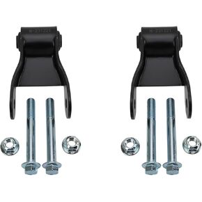 TRQ Rear Rearward Leaf Spring Shackle Compatible with 2015-2019 Chevrolet 2015-2019 GMC