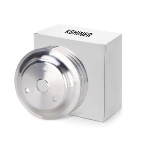 Aluminum car Crank Pulley Using Long Water Pump Double Groove for GM Small Block Chevy#8856
