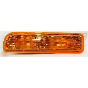 Front Left Driver Side Corner Parking Light Lamp Lens Housing Turn Signal Replacement For 1997-2001 Jeep Cherokee Below Headlight Orange Amber Lens CH2520127 55055143