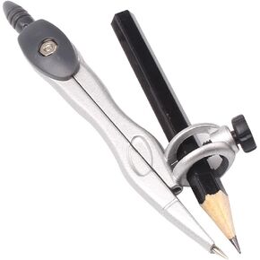 Professional Compass, Reusable Metal Compass for Home Schooling Maths Learning