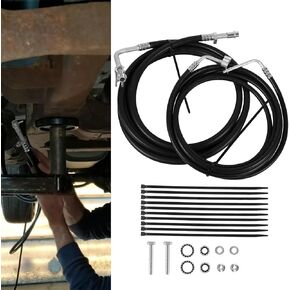 YTE33439 Rear AC Line set（22 pcs hose kit） Air Conditioning Hoses Replacement for 2007-2014 Chevy Tahoe, Yukon, Escalade Short Wheelbase SUV
