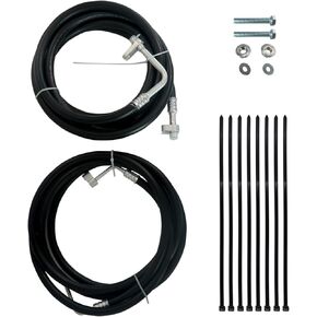 YTE33439 Rear A/C Line Hose Set Air Conditioning Hoses, High/Low Pressure AC Line Set Fit for 2007-2014 Chevy Tahoe/Yukon/Escalade Replace 19257317 19257318 15-33439