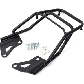 Motorcycle Black Rear Luggage Rack Iron Luggage Storage Rack Carrier Compatible with 2016-2020 Honda Grom MSX125