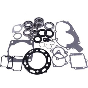 Complete Engine Gasket Bearing & Oil Seal Rebuild Kit Compatible with Polaris ATV 400 & 400L 3084120 3084725 3084775 3084121 808808