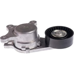 38485 (For 3.5L 3.7L) Drive Belt Tensioner Pulley Assembly Fit For 07-14 Fo-rd Edge, 11-19 Explorer, 09-19 Flex Taurus /09-16 Li-ncoln MKS MKZ, 10-19 MKT MKX /07-15 Ma-zda CX-9 [# BT4Z6B209B]