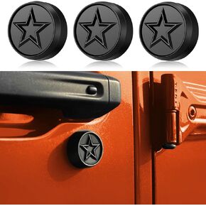 أغطية ثقب المفتاح لعام 2018-2024 Jeep Wrangler JL JLU 4XE/Gladiator JT، غطاء حماية لقفل الباب لملحقات Jeep Wrangler Gladiator
