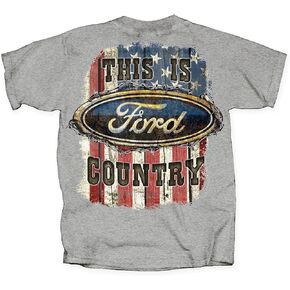 Joe Blow Ford Country American Flag T-Shirt
