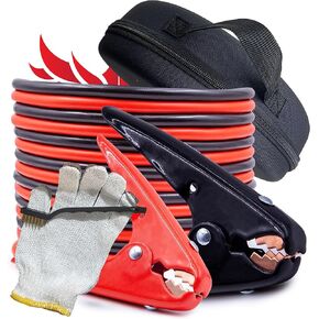 Heavy Duty 0 Gauge 20 Ft Battery Booster Cable Emergency Power Jumper 800 Amp
