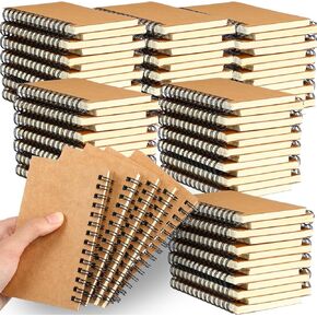Jutom 150 Pcs Small Spiral Notebooks Memo Pads 3x5 Bulk Small Pocket Notebooks Mini Notepads with Lined Pages Small Journals for Office School Work Writing Supplies,120 Pages (Black)