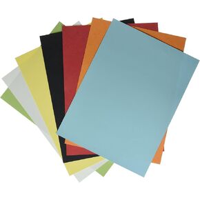 School Smart Folding Bristol Tagboard, 9 x 12 Inches, Assorted Color, Pack of 100
